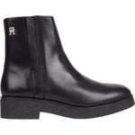 Bottines Tommy Hilfiger  crepe look ankle boot