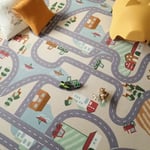 Moquette de jeu enfant - Circuit de voiture - Campagne - DECOWEB - Rouleau de 4m x 2m