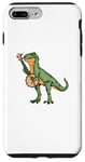 Coque pour iPhone 7 Plus/8 Plus Banjo Dinosaure Musique Country Music Bluegrass Banjo