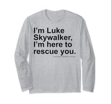 Star Wars Luke Skywalker To The Rescue Quote Manche Longue