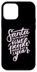 iPhone 12 mini Santa has the right idea visit people once a year Case