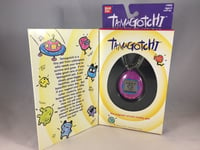 New Bandai Original TamaGotchi Purple & Blue, 1996 - 1997 English