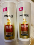 2 x 500ml Pantene Conditioner Colour Protect Shiny Colour & Damage Protection