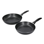 KitchenCraft Non-Stick Frying Pan Set - 24cm & 28cm