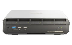 Qnap TBS-h574TX-i3-12G-US NASbook E1.S Haute Performance à 5 Baies avec processeur Intel® Core™, Thunderbolt 4 et connectivité réseau 10 GbE (5G/2,5G/1G/100M/100M) (sans Disque)