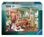 Ravensburger - Puzzle Adulte - Puzzle 1000 pièces - Le cabanon de L'Artiste​ - Adultes et Enfants à partir de 14 Ans - Puzzle de qualité supérieure - Détente & Relaxation - 12001100