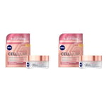 NIVEA Cellular EXPERT LIFT Soin de jour FPS 30 (1 x 50 ml), crème anti-âge enrichie en Acide Hyaluronique et Bakuchiol, soin visage femme pour toutes peaux (Lot de 2)