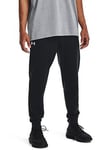 Under Armour Mens Training Rival Fleece Joggers - Black/White