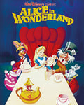 Alice In Wonderland 1989 40 x 50cm Canvas Prints, Polyester, Multi-Colour, 40x50x3.2 cm