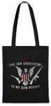 The 2nd Amendment I Shopper Shopping Bag Pistol Gun Guns Rifle US Law Laws Fun