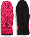 Dale of Norway Unisex Bjorøy Polar Mittens Red Rose/Allium, M