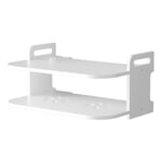 Wall Mount Floating Shelf TV Console for TV Components, DVD Player Easy Install Accessories Router Bracket