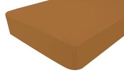 DOMIVA -Drap-Housse Jersey 40x80 cm Caramel