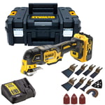 Dewalt DCS356N 18V Brushless MultiTool 1 x 5.0Ah Battery & 39pcs Accessories Set