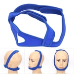 (blue)Adjustable Anti Snoring Chin Strap Snore Reduction Sleep Aids Devices AUS