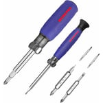 Workpro - Jeu de Tournevis Multi-Embouts en S2, Tournevis 6 en 1 et Tournevis de Précision 4 en 1 avec l'Embout Réversible (Cruciforme/Plat), 2