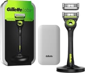 Pack Rasoir Gillette "LABS" + ETUI + 2 Recharges de lame + Socle Exfoliation Bar