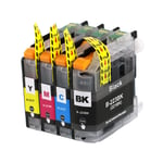 4 Printer Ink Cartridges (Set) to replace Brother LC223 non-OEM / Compatible