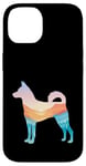 Coque pour iPhone 14 Canaan Dog Nature Randonnée Chien Sunrise Adventure