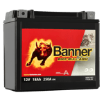 MC Batteri Banner Bike Bull YTX20L-BS 51821 AGM