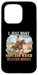 Coque pour iPhone 15 Pro Faites la sieste et regardez un fan du film Western Movie Lover