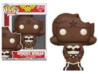 Funko Pop! Heroes Dc Valentines Day 2024 - Wonder Woman (valentine Chocolate) #490 Vinyl Figure