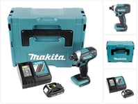 Makita DTD 152 Y1J 18V Li-Ion akkuiskunväännin Makpac + 1x BL 1815 N 1,5 Ah litiumioniakku - ilman laturia ​