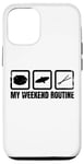 Coque pour iPhone 12/12 Pro Drôle de tambour Week-end Musique Band Trap Set