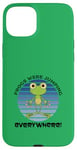 Coque pour iPhone 15 Plus Les grenouilles de pesach de Pâque pour enfants sautaient partout mignonnes