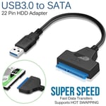 Speed 2.5 Inch HDD SSD 22 Pin Sata III USB 3.0 To SATA Adapter Converter Cable