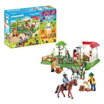 PLAYMOBIL My Figures: Horse Ranch Pretend Play Pets Animal Fun 70978