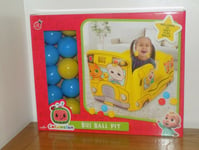 Cocomelon Inflatable Bus Ball Pitt - 20 Colourful Play Balls - BRAND NEW