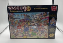 Jumbo | Wasgij? Original Puzzle 37 Holiday Fiasco! | 1000 Pieces | Jigsaw Puzzle