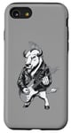 Coque pour iPhone SE (2020) / 7 / 8 Heavy Metal Bison Hard Rock Buffalo Electric Guitar