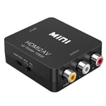 HDMI-AV-ääni-videomuunnin digiboksi vanhaan televisioon teräväpiirto HDMI 2AV -muunnin