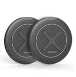 TECKNET [2 Pack Wireless Charger, 10W Max Wireless Charging Pad Compatible with iPhone11 Pro/11 Pro Max/Xs MAX/XR, Galaxy S9, AirPods Pro and more (No AC Adapter)