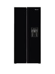 Fridgemaster Ms83430Deb American Fridge Freezer - Black