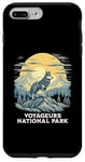 Coque pour iPhone 7 Plus/8 Plus Voyageurs National Park Grey Wolf Wildlife