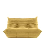 Ligne Roset - Togo Small Settee, Fabric Cat. C Cordoue Moutarde 3084 - designer_michel_ducaroy - Tekstilmateriale/Skum