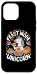 Coque pour iPhone 12 Pro Max Thanksgiving Unicorn Feast Mode Licorne Thanksgiving Party