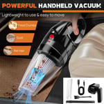 USB Rechargeable Wireless Vacuum Cleaner Car Handheld Vac 350KPA Power Suction