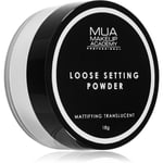 MUA Makeup Academy Matte Gennemsigtigt, løst pudder til et mat udseende 16 g