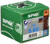 Spax – Vis terrasse, à tête cylindrique en T Star Plus, Cut, filetage de fixation, acier inoxydable A2, vieilli, 1.4567–0537900500503, 0537900500603