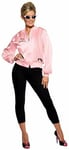 Smiffys Womens Grease Pink Ladies Jacket, SizeS, Colour Pink, 28385S