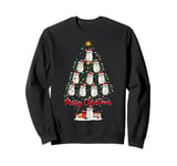 Ragdoll Cat Xmas Lighting Santa Ragdoll Cat Christmas Tree Sweatshirt