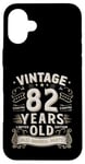 Coque pour iPhone 16 Plus Vintage Legend 82 Years Old Limited Edition Men Women Bday