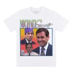 MICHEAL SCOTT Hyllning T-shirt White L