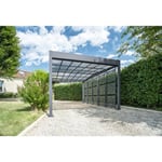 Carport aluminium Trigano - LIBECCIO + 5 claustras - 16 m²