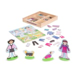 Melissa &amp; Doug - Magnetisk klippdocka, Bästa vänner