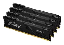 128GB DDR4-3200MHZ CL16 Dimm (Kit Of 4) Fury Beast Black Noir